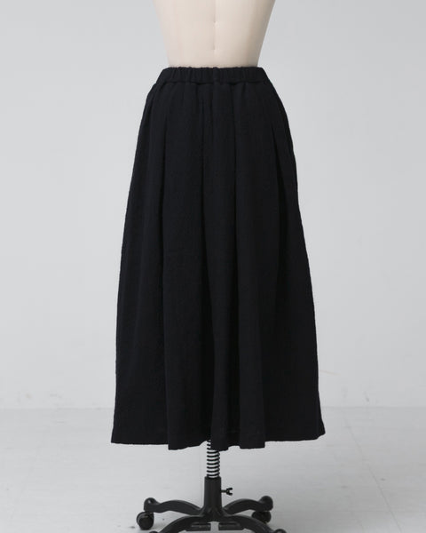 Kagure Textured Wool/Linen Skirt