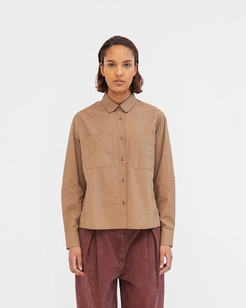 Project AJ117 Cotton Utility Shirt | Caramel