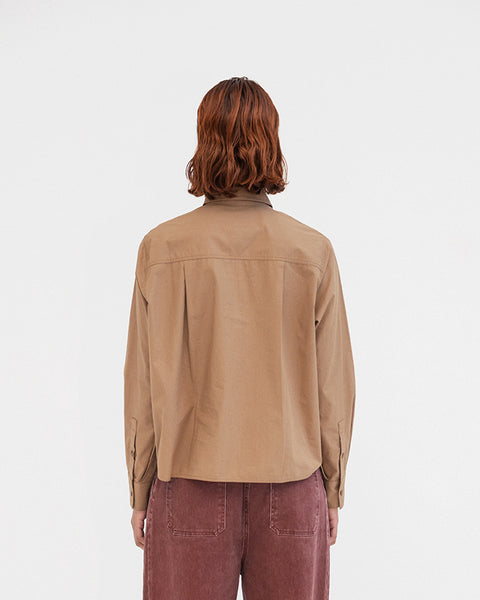 Project AJ117 Cotton Utility Shirt | Caramel