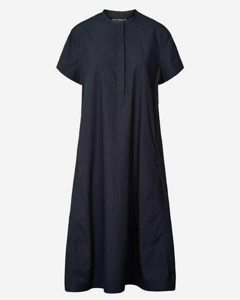 AJ117 Black Organic Cotton Dress