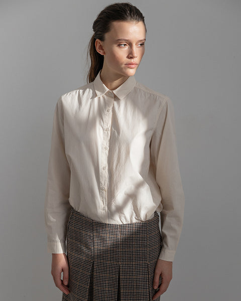 Project AJ117 Oversized Organic Cotton Shirt | Milk