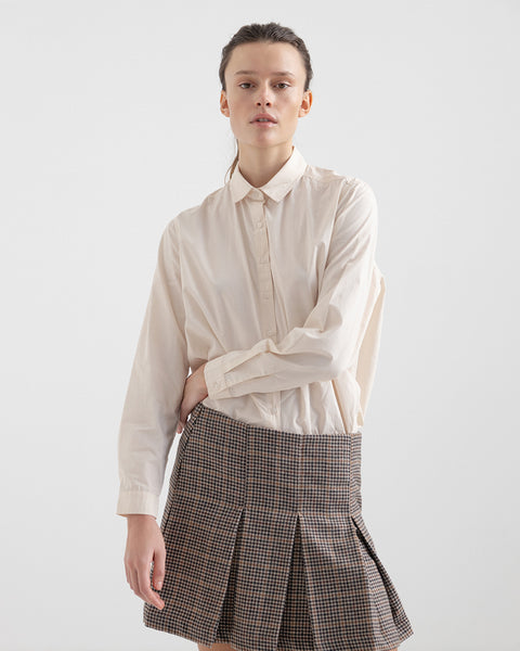 Project AJ117 Oversized Organic Cotton Shirt | Milk