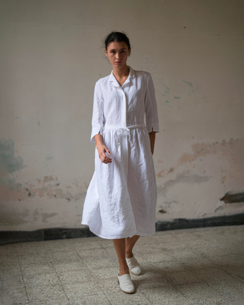 davin linen dress Davina Linen Dress Orange / L