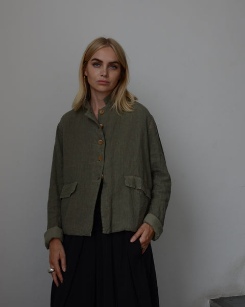 Hannoh Juila Wide Linen Jacket