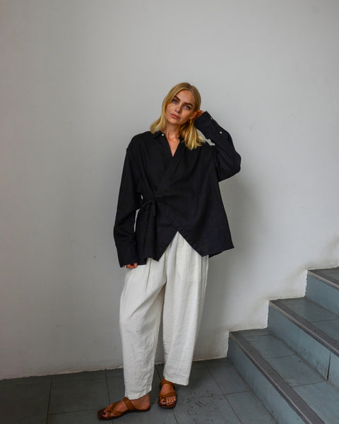 Hannoh Padme Linen Silk Trousers