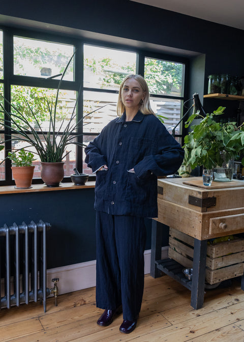 Hannoh Paulette Pants | Navy