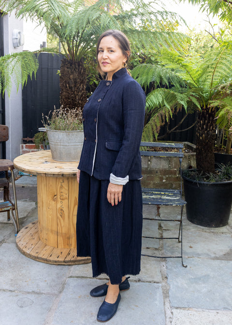 Hannoh Pinstripe Joelle Skirt