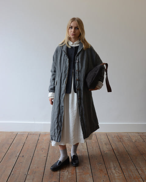 Hannoh Pinstripe Mary Coat