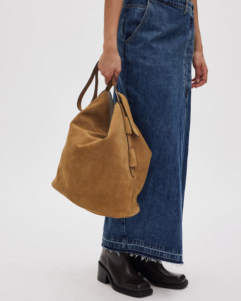 Rabens Saloner Heavy Suede Shoulder Bag