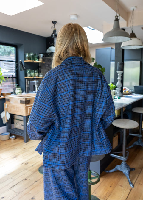 Henrik Vibskov Wool Check Jacket