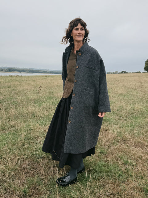 Frida Zazou Long Wool Coat