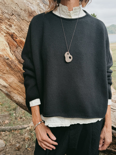 Frida Zazou Wide Sweater | Black