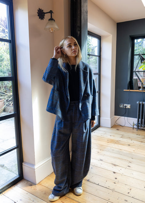 Henrik Vibskov Wool Check Jacket