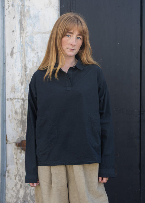 Aequamente Cotton Pocket Shirt