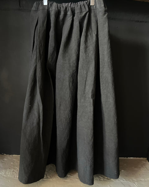 Black Full Long Skirt by Kagure