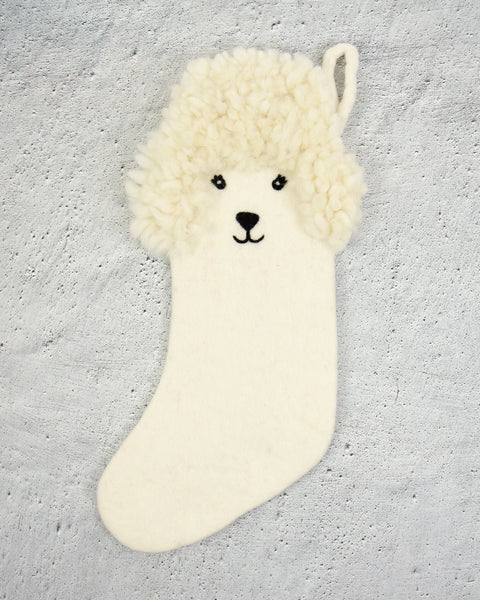 Lamb Christmas Stocking