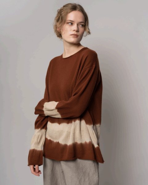 MJ.Watson Tie Dyed Fine Wool Jumper