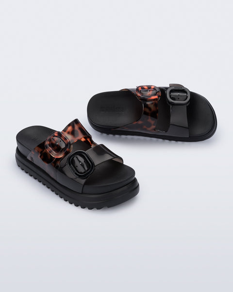 Melissa Chunky Tortoise Shell Sliders