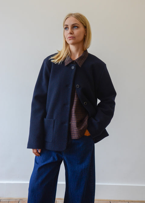 Muku Collarless Jacket