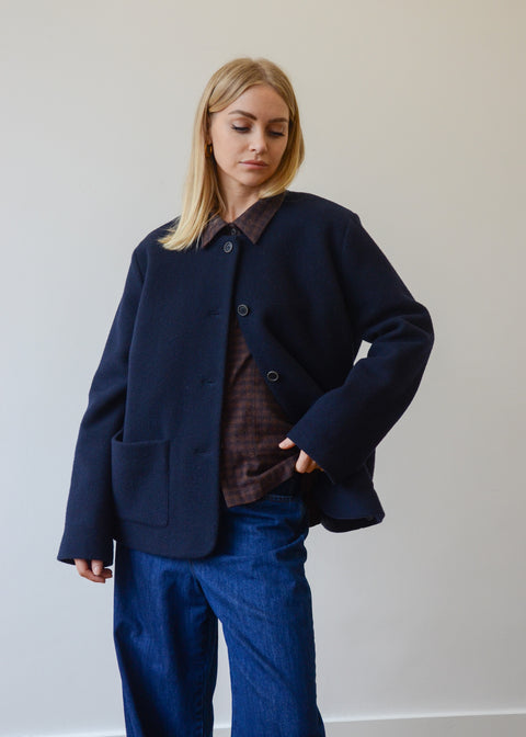 Muku Collarless Jacket