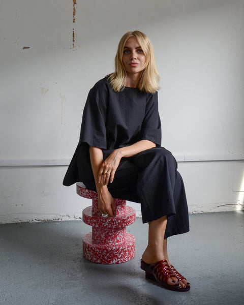 Muku Tapered Leg Trousers