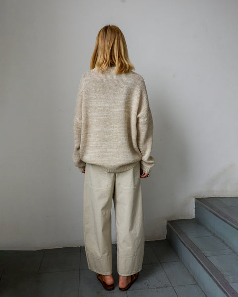 Nygardsanna Natural Loose Linen/Wool Sweater