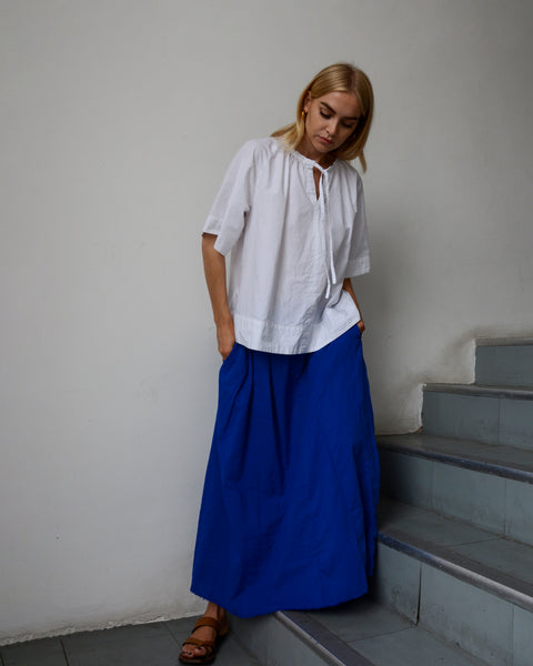 Nygardsanna Organic Cotton Tie Neck Top