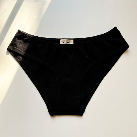 Elliot Organics Black Josie Brief