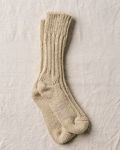 Organic Cotton Low Gauge Socks | Green