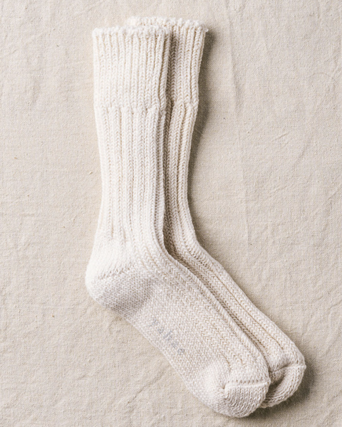 Organic Cotton Low Gauge Socks | Natural