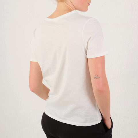 Elliot Organics White Short Sleeve Tee