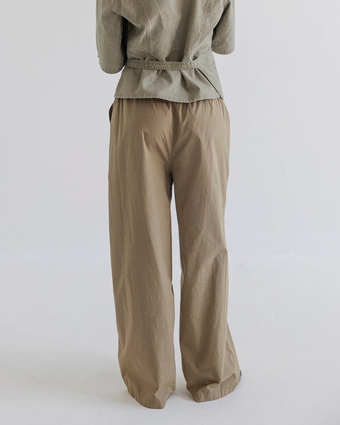 AJ117 Organic Cotton Wide Trousers