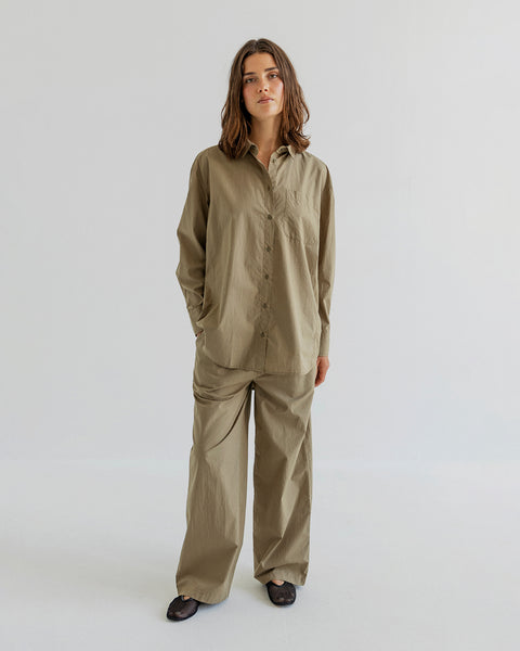 AJ117 Organic Cotton Wide Trousers