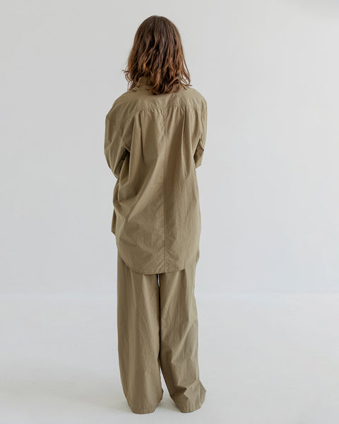 AJ117 Organic Cotton Wide Trousers