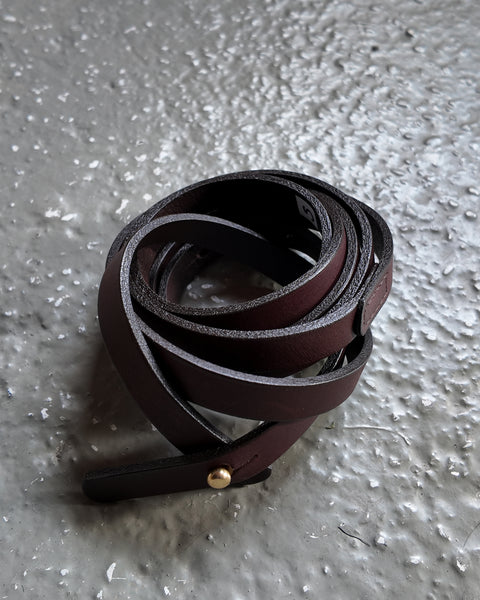 Paula Kirkwood Double Wrap Belt | Brown