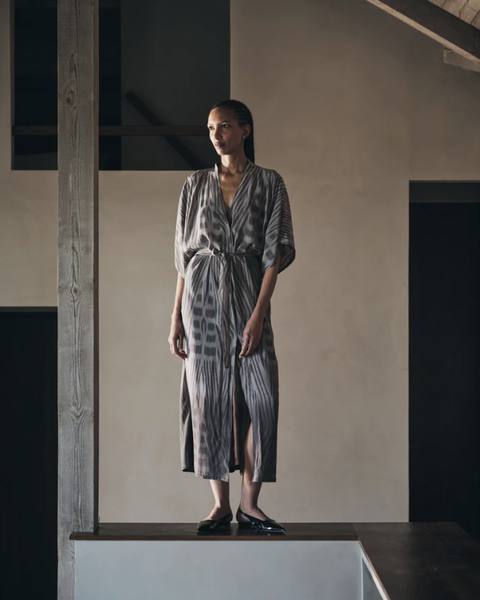 Rabens Saloner Ikat Kimono Dress