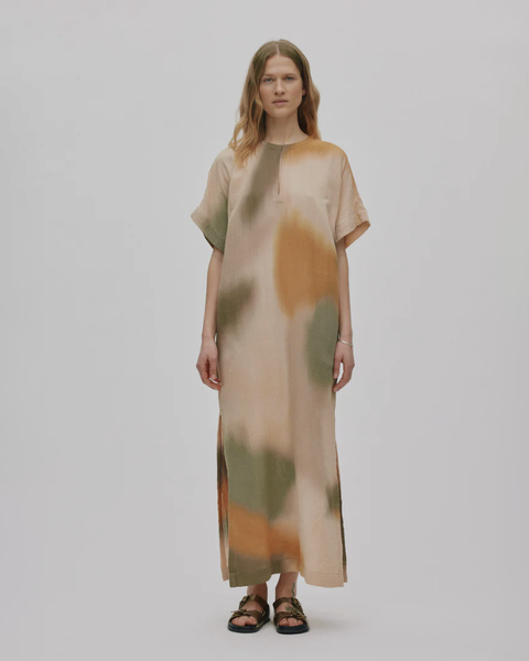 Rabens Saloner Watercolour Collumn Dress
