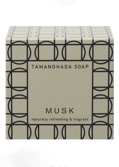 Round Tamanohada Soap | Musk