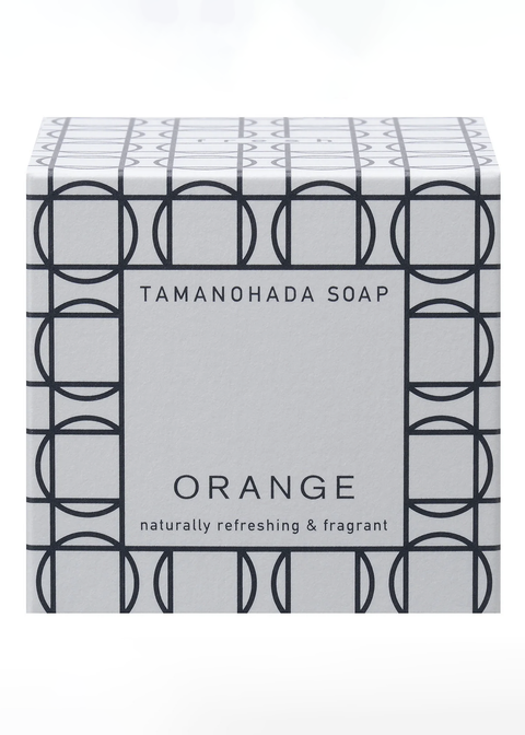 Round Tamanohada Soap | Orange