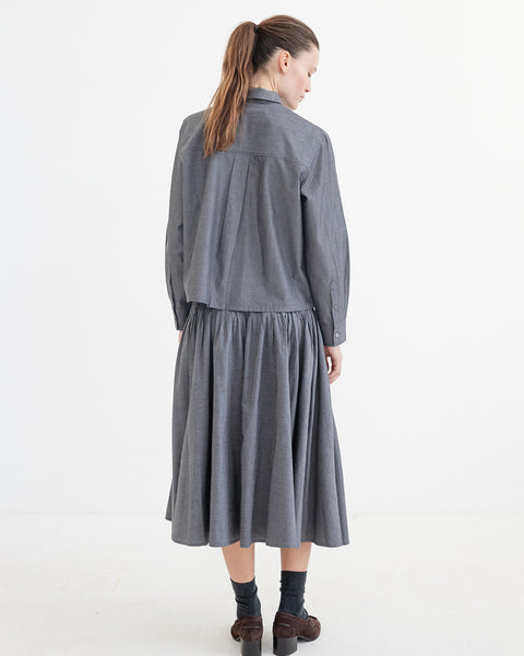Project AJ117 Pin Tuck Full Skirt