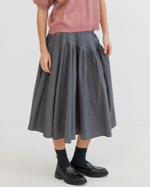 Project AJ117 Pin Tuck Full Skirt
