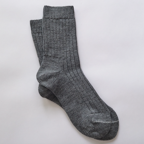 Grey Wool Socks