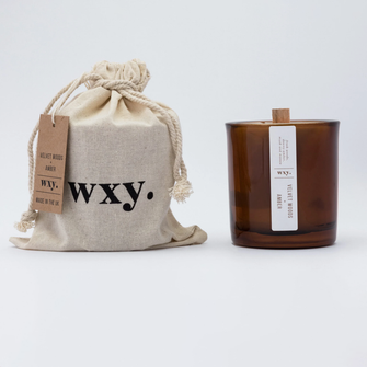Amber & velvet Woods Small Candle