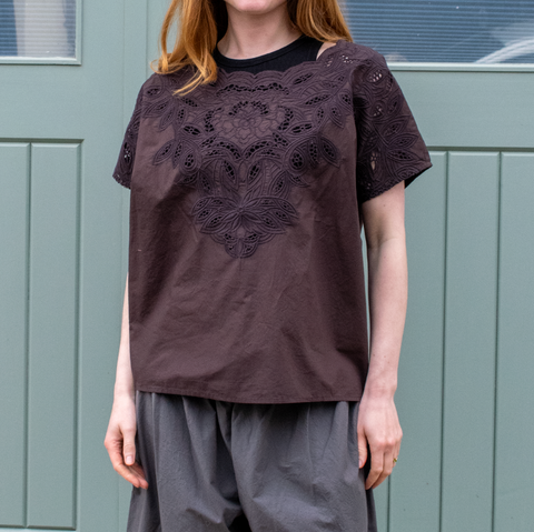 Project AJ117 Organic Cotton Embroidered Shirt