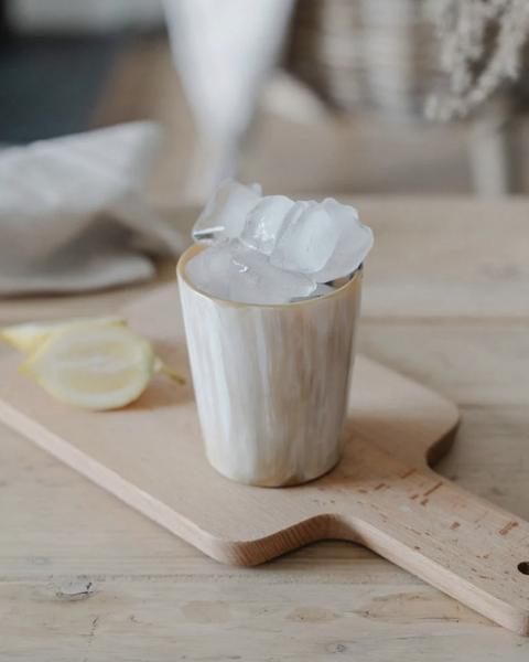 Horn Tumblers | Set of 2 | Light