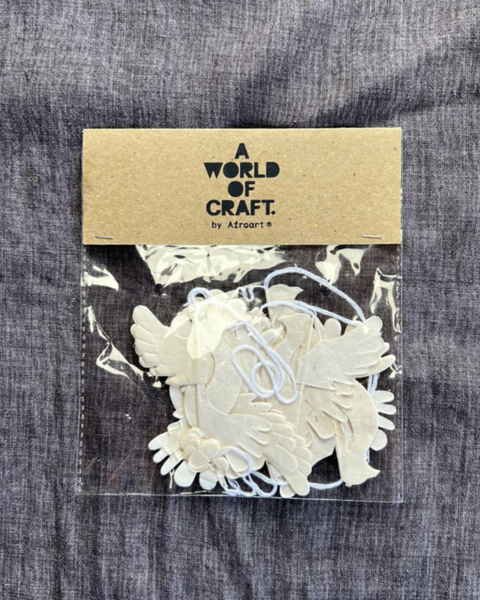 A World Of Craft White Dove Garland