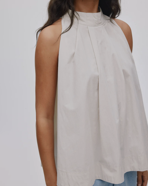 Rabens Saloner Sleeveless Poplin Top