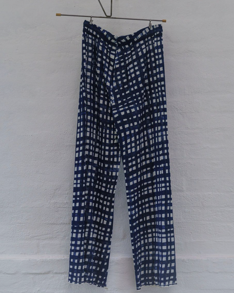 MJW Archive Sale Black Check Trousers