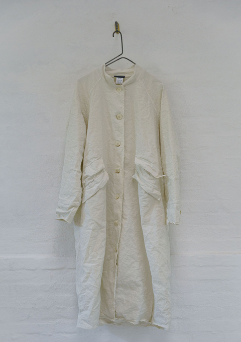 Aequamente Archive Sale Crinkle Cotton Coat | Juta