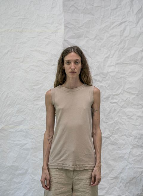 Aequamente Archive Sale Sleeveless Vest Top | Cielo
